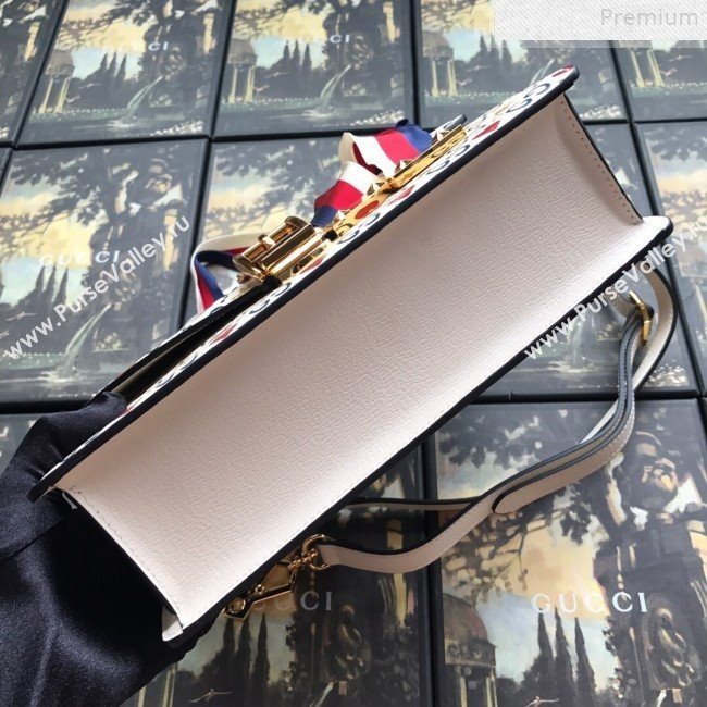 Gucci Sylvie GG Heart Star Small Shoulder Bag 524405 2019 (DLH-9072403)