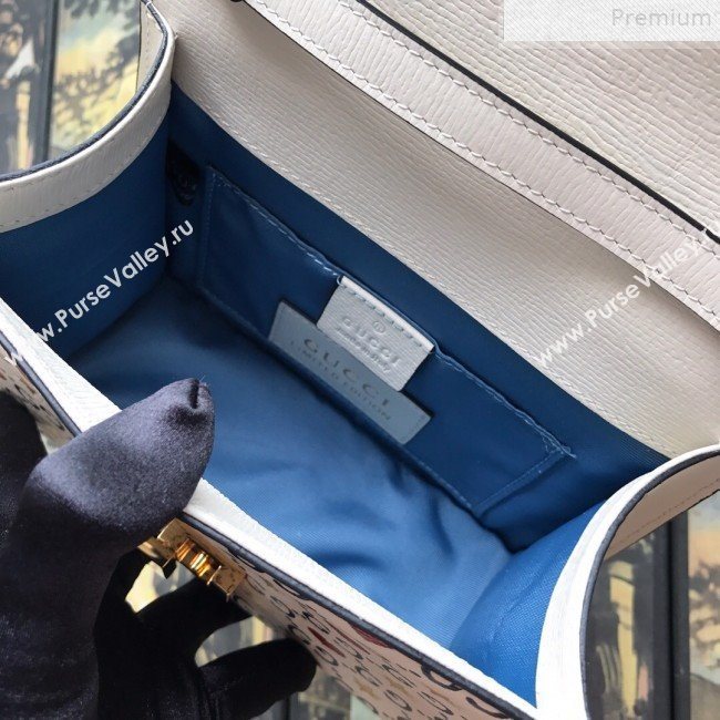 Gucci Sylvie GG Heart Star Mini Shoulder Bag 470270 2019 (DLH-9072404)