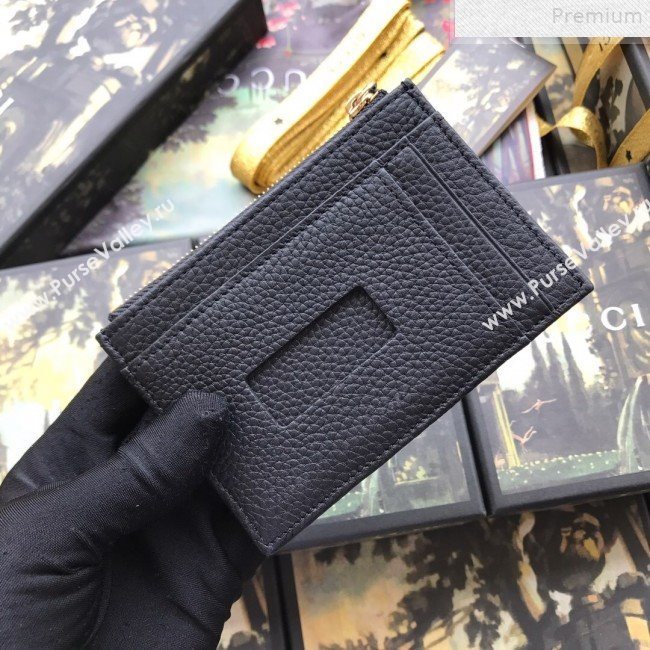 Gucci GG Marmont Leather Card Case 574804 Black 2019 (DLH-9072412)