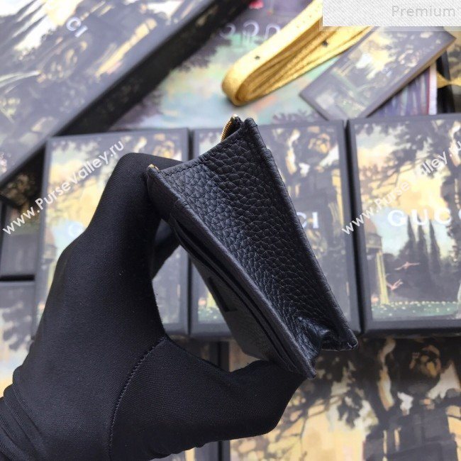 Gucci GG Marmont Leather Card Case 574804 Black 2019 (DLH-9072412)