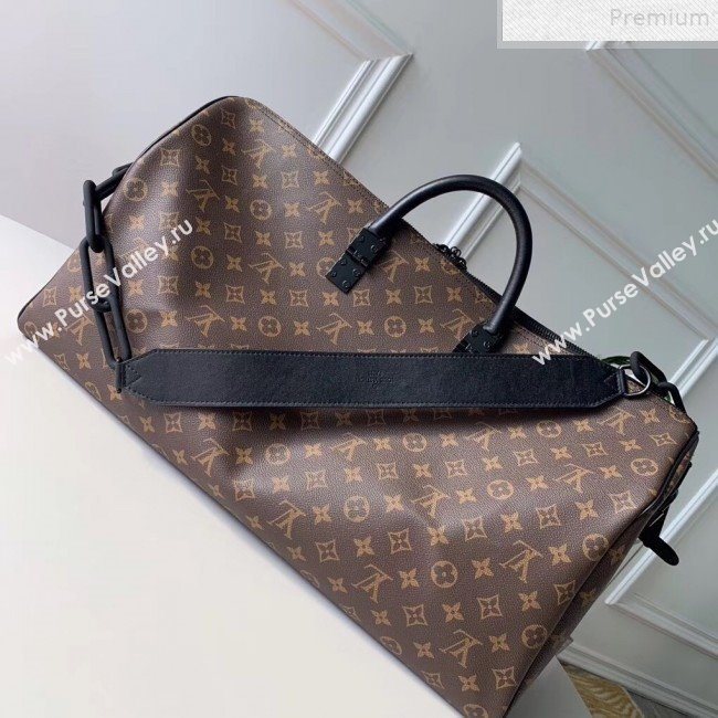 Louis Vuitton Mens Monogram Canvas Keepall Bandouliere 50 Top Handle Bag M44471 2019 (KD-9072322)