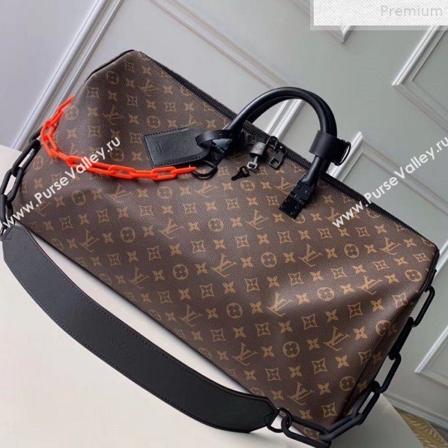 Louis Vuitton Mens Monogram Canvas Keepall Bandouliere 50 Top Handle Bag M44471 2019 (KD-9072322)