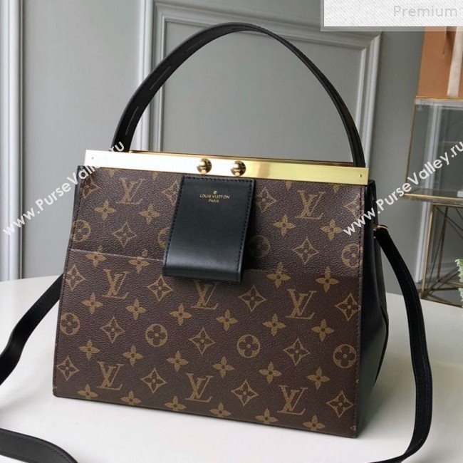 Louis Vuitton City Frame Monogram Canvas Loop Top Handle Bag M52240 2018 (KD-9072325)