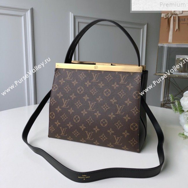 Louis Vuitton City Frame Monogram Canvas Loop Top Handle Bag M52240 2018 (KD-9072325)