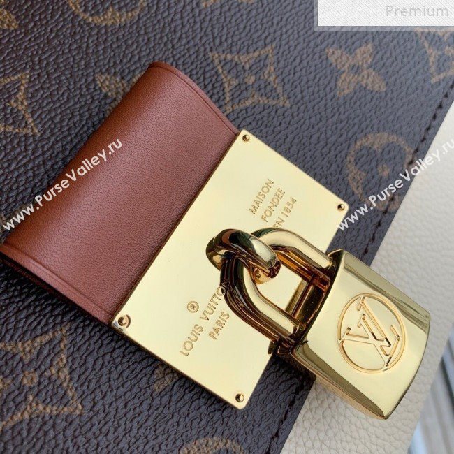 Louis Vuitton Vaugirard Monogram Canvas Messenger Top Handle Bag M44353 Crème Beige 2019 (KD-9072326)