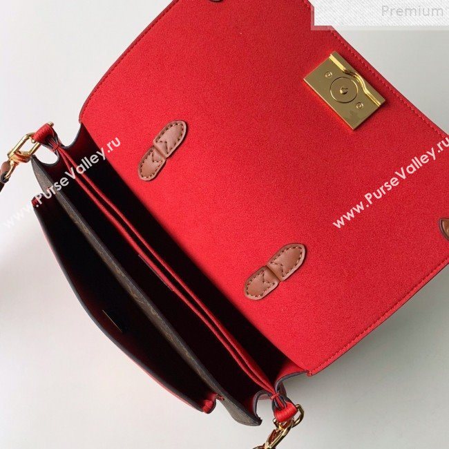 Louis Vuitton Vaugirard Monogram Canvas Messenger Top Handle Bag M44548 Red 2019 (KD-9072328)