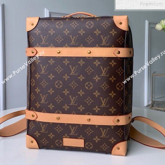Louis Vuitton Mens Monogram Canvas Soft Trunk Backpack PM  M44752 2019 (KD-9072329)