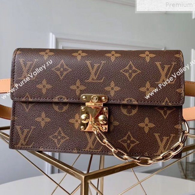 Louis Vuitton Monogram Canvas S Lock Belt Pouch PM M44667 2019 (KD-9072331)