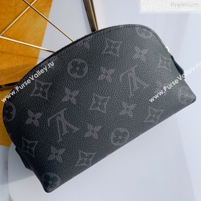 Louis Vuitton Monogram Canvas Cosmetic Pouch M47515 Black (FANG-9072341)