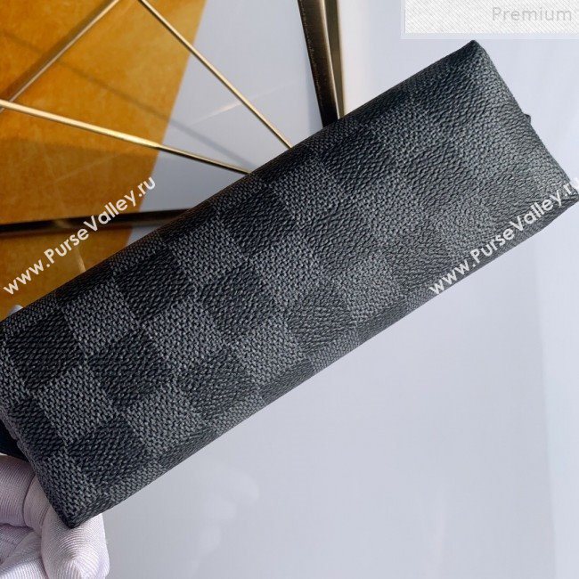 Louis Vuitton Damier Cobalt Canvas Cosmetic Pouch N47516 Black (FANG-9072346)