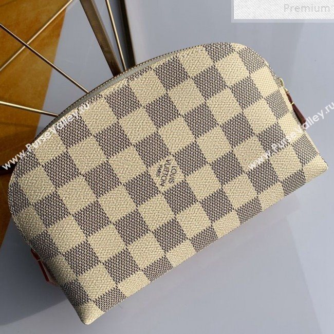 Louis Vuitton Damier Azur Canvas Cosmetic Pouch N60024 White (FANG-9072344)