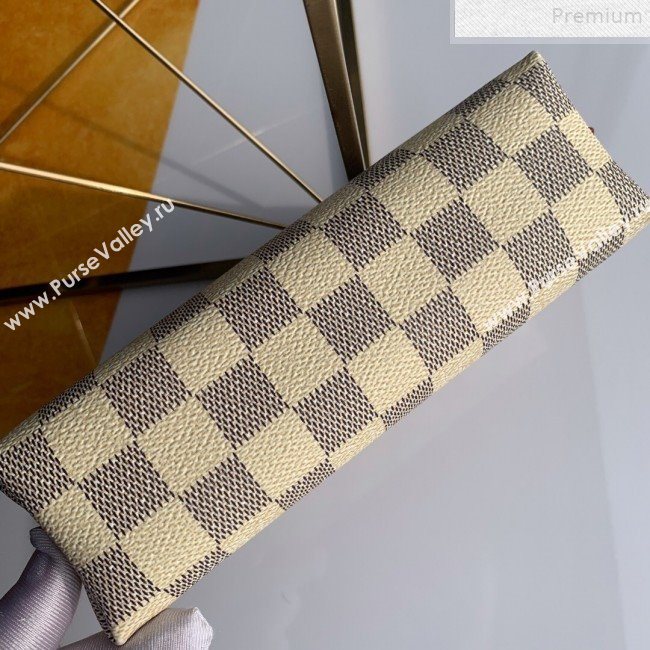 Louis Vuitton Damier Azur Canvas Cosmetic Pouch N60024 White (FANG-9072344)