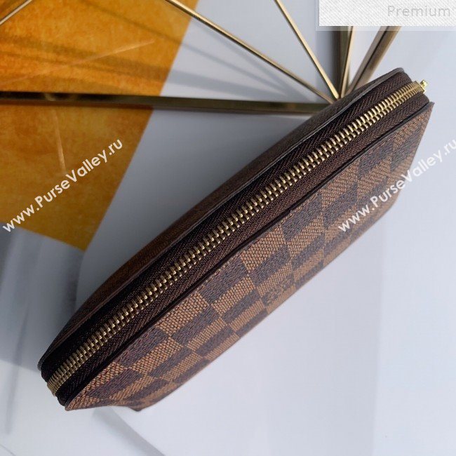 Louis Vuitton Damier Ebene Canvas Cosmetic Pouch N47516 Coffee  (FANG-9072343)