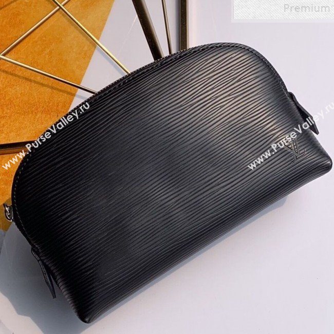 Louis Vuitton Epi Leather Cosmetic Pouch M41348 Black (FANG-9072351)