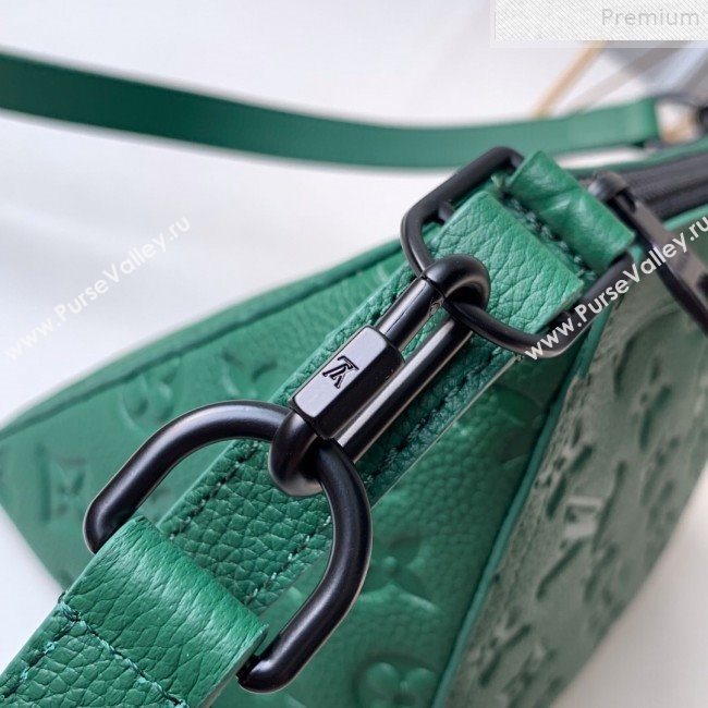 Louis Vuitton Monogram Empreinte Leather Triangle Shaped Shoulder Bag M54330 Green 2019 (FANG-9072353)