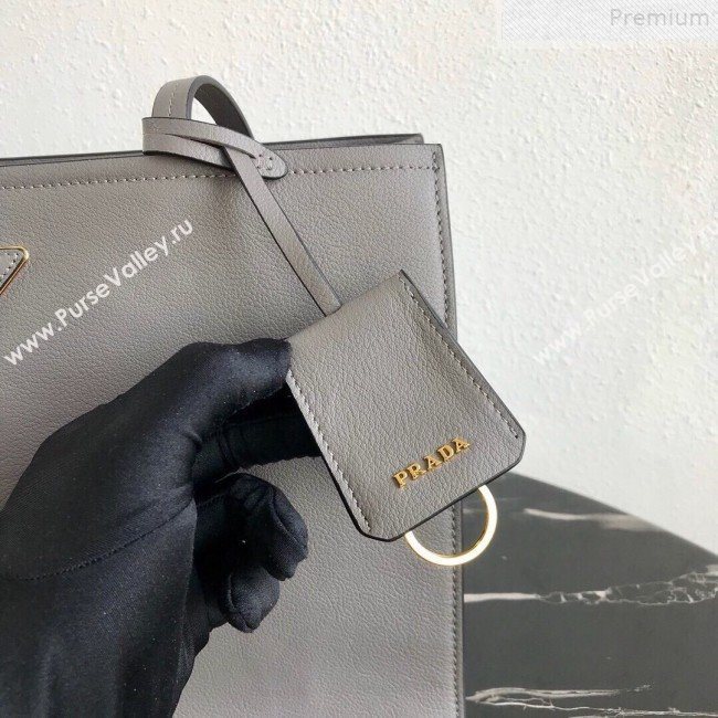 Prada Etiquette Toto Bag 1BG122 Grey 2019 (PYZ-9072510)