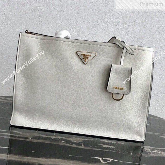 Prada Etiquette Toto Bag 1BG122 White 2019 (PYZ-9072508)