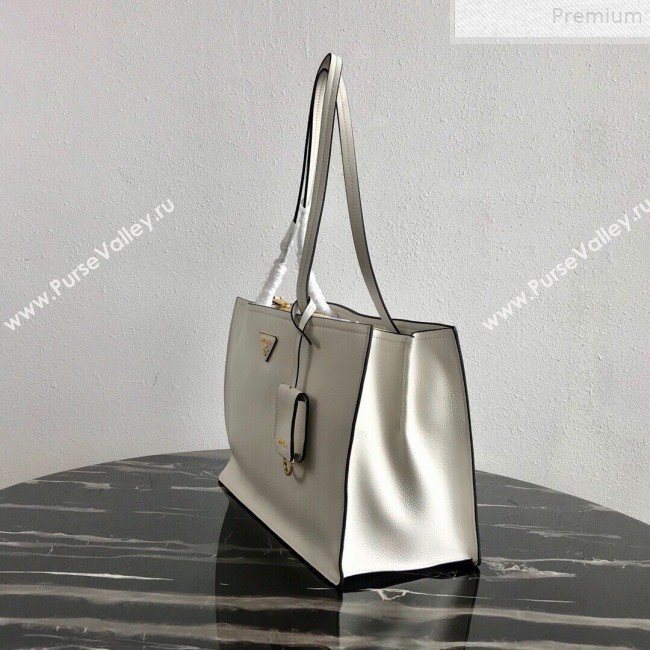 Prada Etiquette Toto Bag 1BG122 White 2019 (PYZ-9072508)
