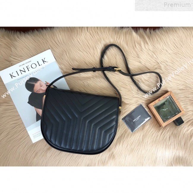 Saint Laurent Joan Satchel Shoulder Bag in “Y” Quilted Leather 579583 Black 2019 (KTSD-9072524)