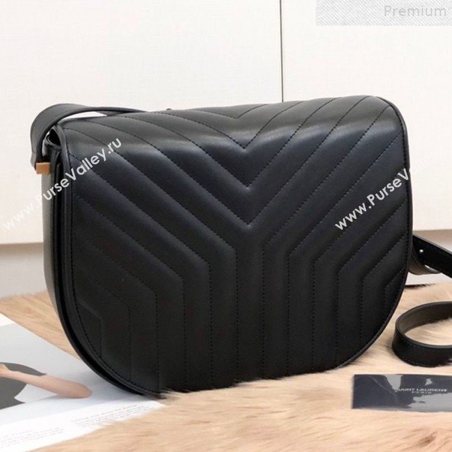 Saint Laurent Joan Satchel Shoulder Bag in “Y” Quilted Leather 579583 Black 2019 (KTSD-9072524)