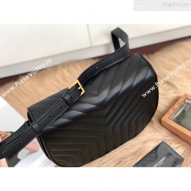 Saint Laurent Joan Satchel Shoulder Bag in “Y” Quilted Leather 579583 Black 2019 (KTSD-9072524)