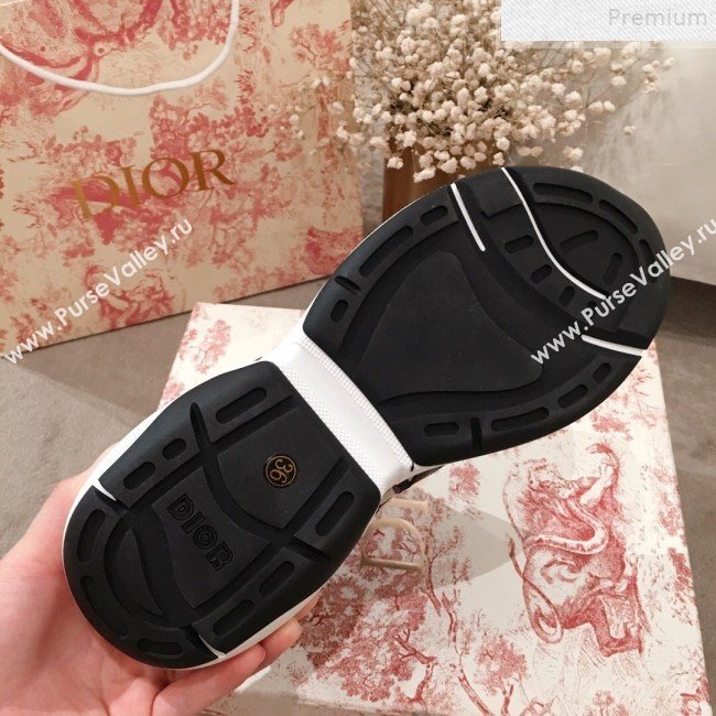 Dior WalknDior Oblique Canvas Mid-top Slip-on Band Sneaker Black 2019 (KL-9072712)