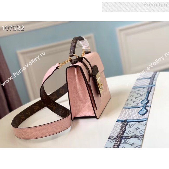 Louis Vuitton Spring Street Top Handle Bag in Red Vernis Leather M90468 Ligh Pink 2019 (LVSJ-9072955)