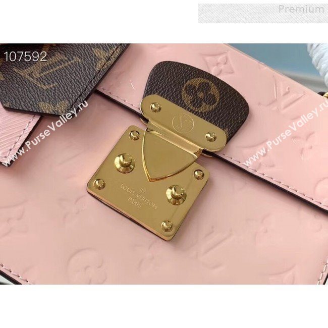 Louis Vuitton Spring Street Top Handle Bag in Red Vernis Leather M90468 Ligh Pink 2019 (LVSJ-9072955)