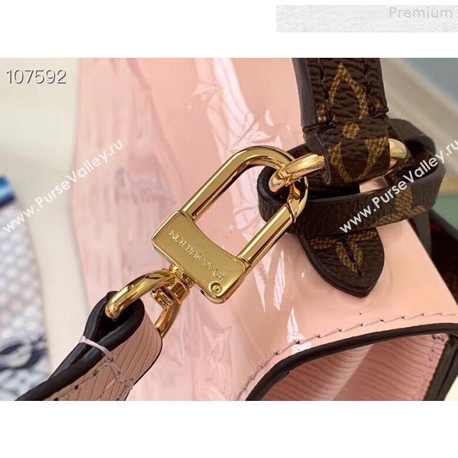 Louis Vuitton Spring Street Top Handle Bag in Red Vernis Leather M90468 Ligh Pink 2019 (LVSJ-9072955)