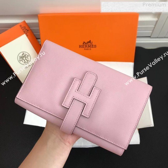 Hermes Large H Wallet in Original Swift Leather Pink (FULI-9073029)