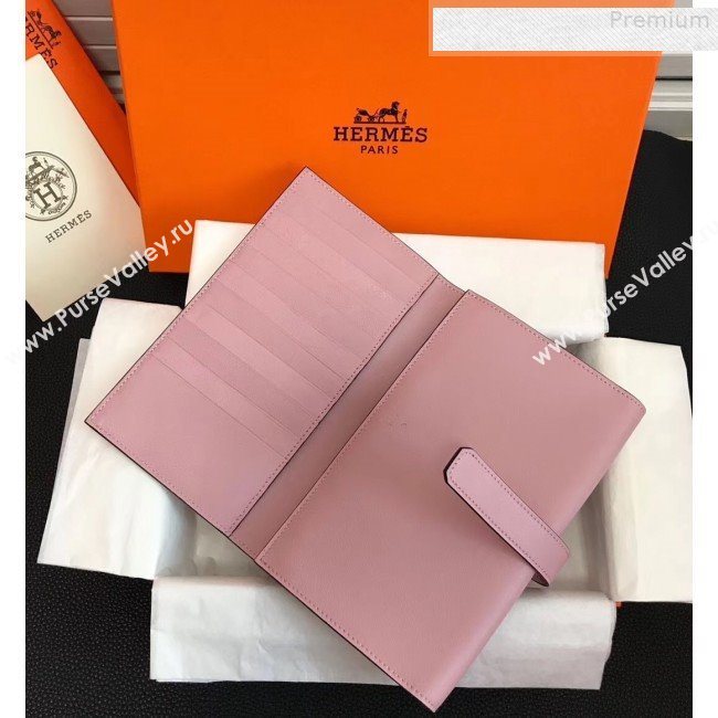 Hermes Large H Wallet in Original Swift Leather Pink (FULI-9073029)