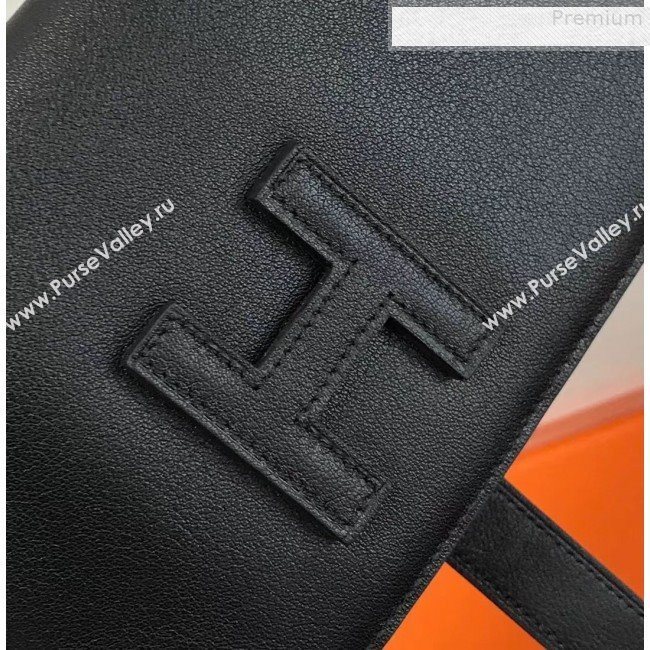 Hermes Large H Wallet in Original Swift Leather Black (FULI-9073031)