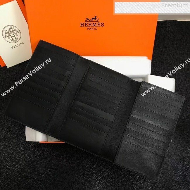 Hermes Large H Wallet in Original Swift Leather Black (FULI-9073031)