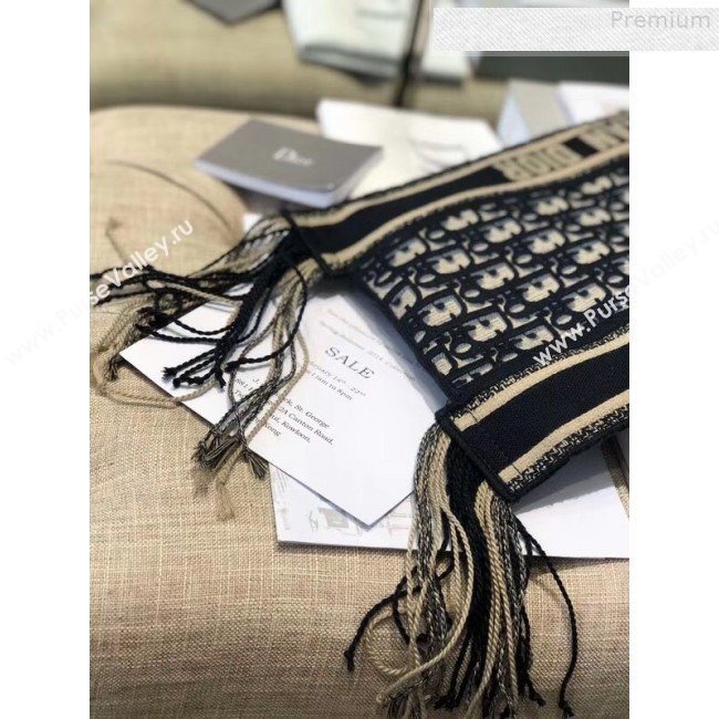 Dior Oblique Canvas Tassel Hobo Shoulder Bag 2019 (BINF-9080711)