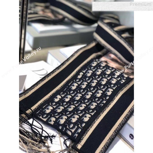 Dior Oblique Canvas Tassel Hobo Shoulder Bag 2019 (BINF-9080711)