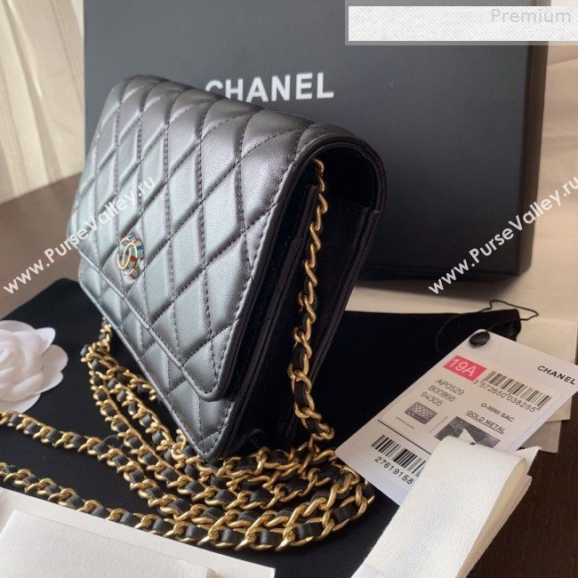 Chanel Quilted Lambskin Wallet on Chain WOC AP0529 Black 2019 (BLWX-9073124)