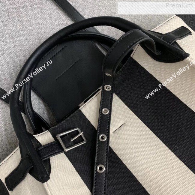 Celine Small Big Bag in Stripes Canvas Black/White 2019 (XYD-9080106)