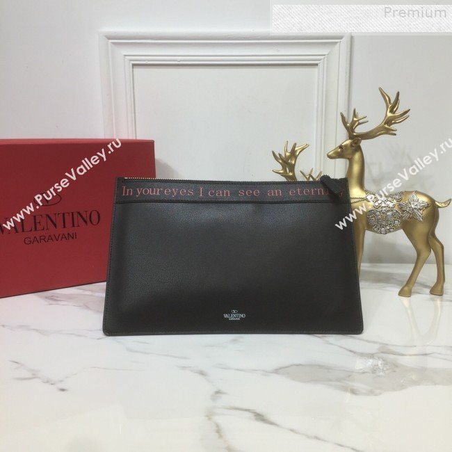 Valentino Love VLOGO Pouch Black 2019 (XYD-9080122)