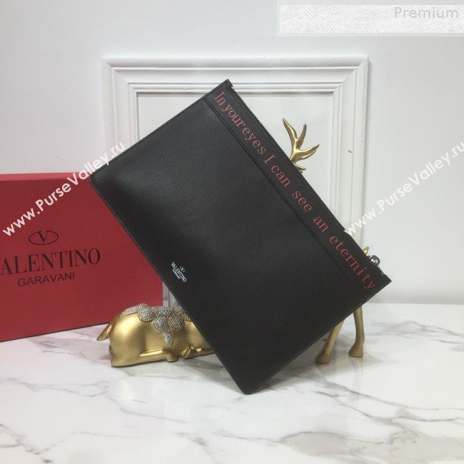 Valentino Love VLOGO Pouch Black 2019 (XYD-9080122)