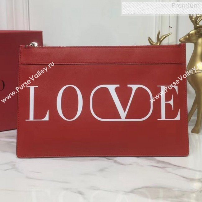 Valentino Love VLOGO Pouch Red 2019 (XYD-9080121)
