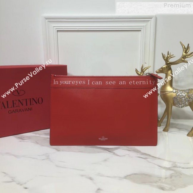 Valentino Love VLOGO Pouch Red 2019 (XYD-9080121)
