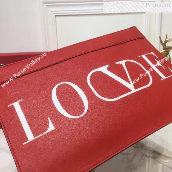 Valentino Love VLOGO Pouch Red 2019 (XYD-9080121)