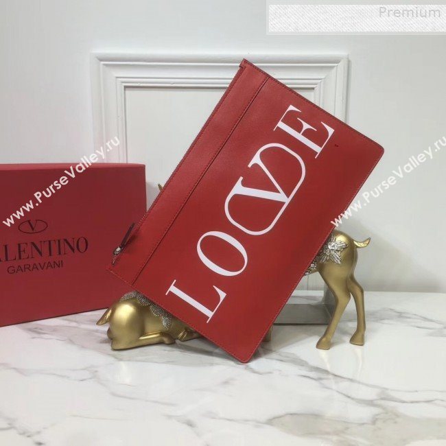 Valentino Love VLOGO Pouch Red 2019 (XYD-9080121)