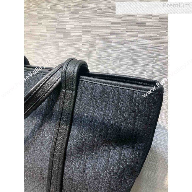 Dior Mens Voyage Tote Bag in Black Dior Oblique Jacquard 2019 (BINF-9080139)