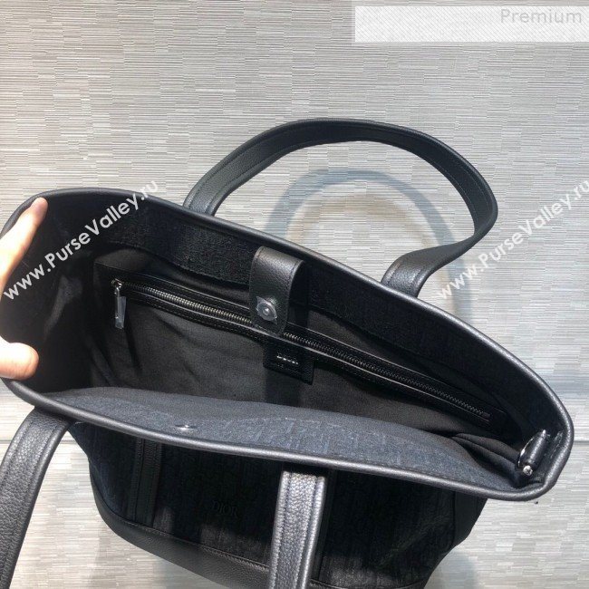 Dior Mens Voyage Tote Bag in Black Dior Oblique Jacquard 2019 (BINF-9080139)