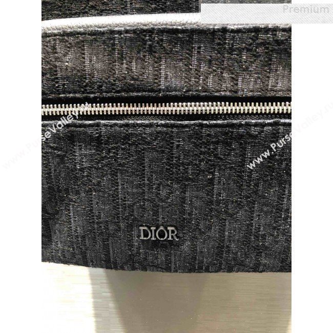 Dior Mens Large Voyage Backpack in Black Dior Oblique Jacquard 2019 (BINF-9080141)