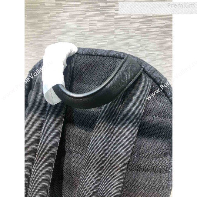 Dior Mens Large Voyage Backpack in Black Dior Oblique Jacquard 2019 (BINF-9080141)