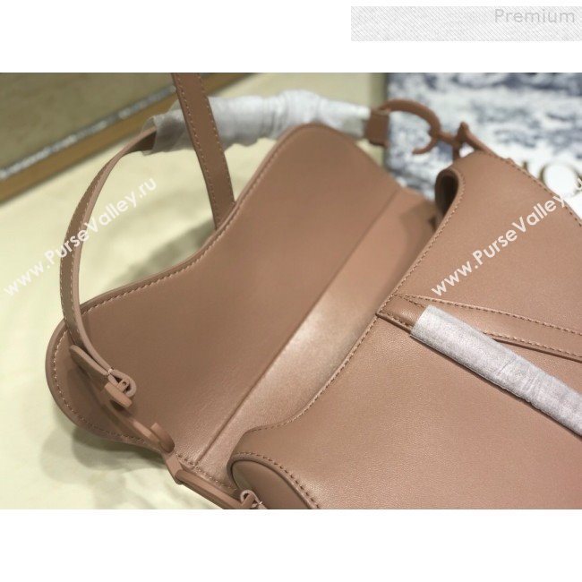 Dior Large Saddle Bag in Beige Embroidered Flowers Lambskin 2019 (BINF-9080148)