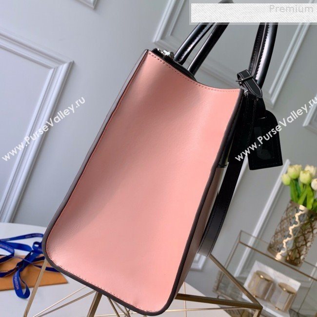 Louis Vuitton City Steamer PM Top Handle Bag in Printed Calfskin Patchwork M53802 Pink 2019 (KD-9073143)