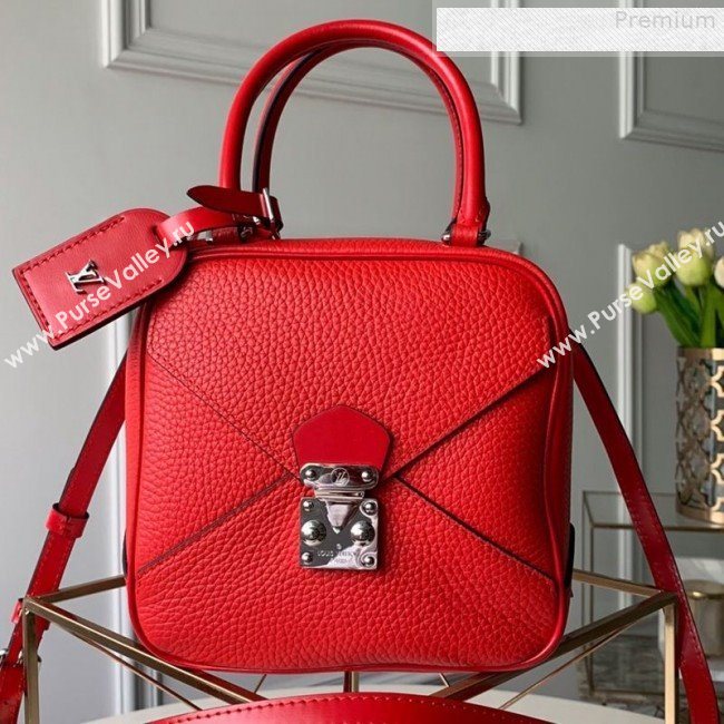 Louis Vuitton Cube Néo Square Bag Top Handle Bag M55475 Red 2019 (KD-9073144)